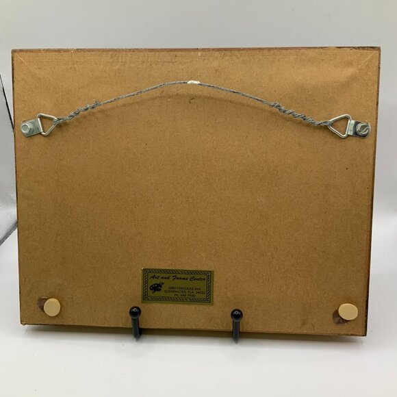 Grenoble en 1819 Landscape Print Vintage Small Antique Style Frame - Picture 3 of 9